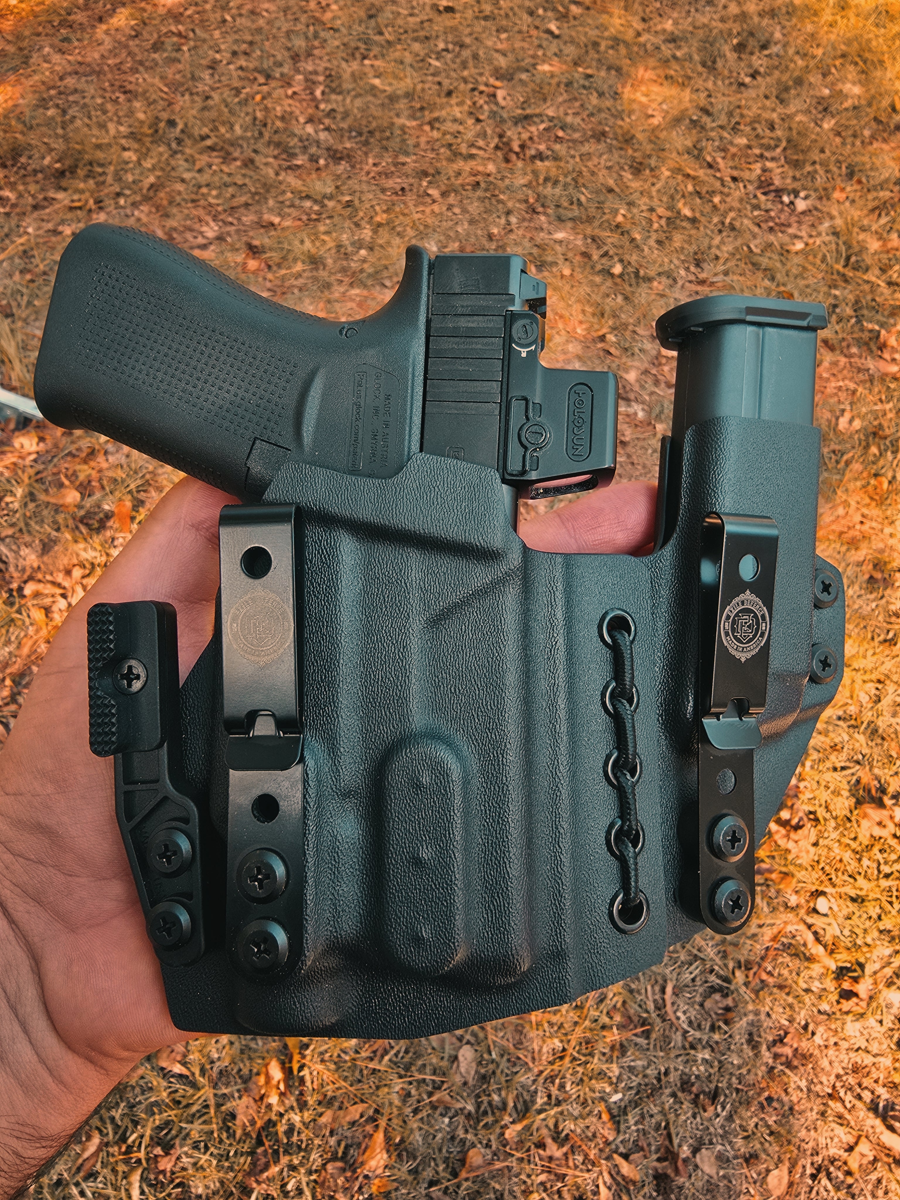 2 piece sidecar holsters