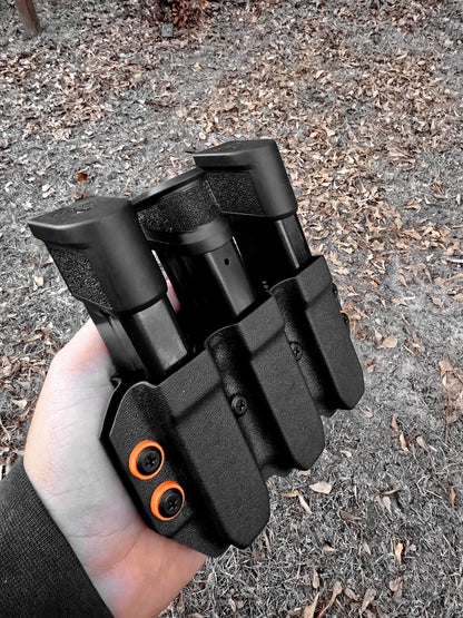 Leo style Triple Mag Holder (Double stack mags Only)
