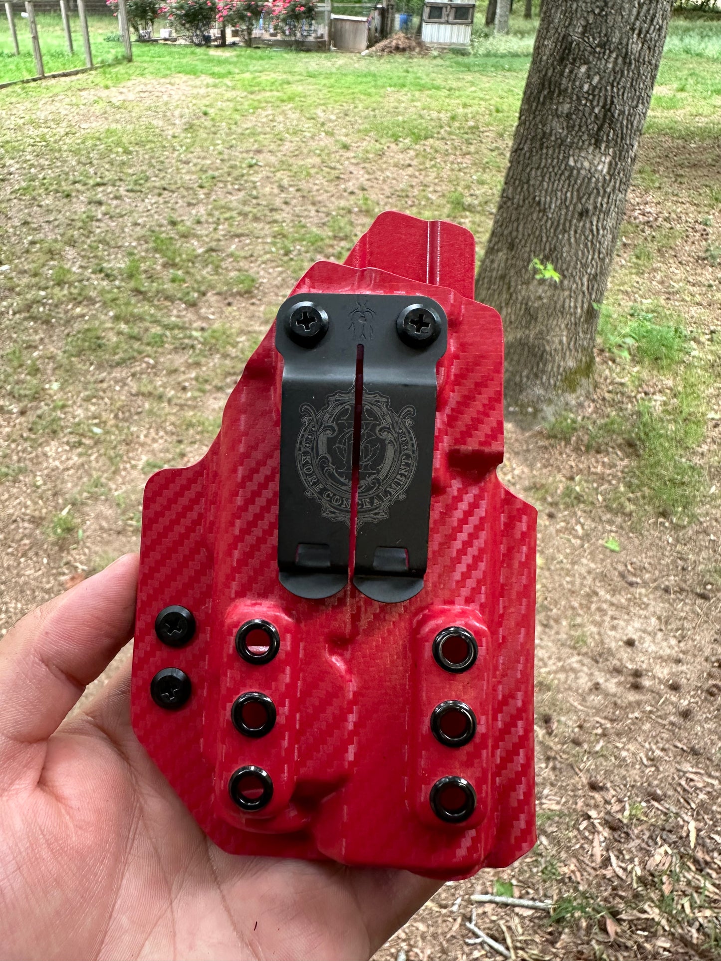 Quick-ship IWB cz shadow 2 compact w/Tlr7-7A holster Emt Red (right hand)