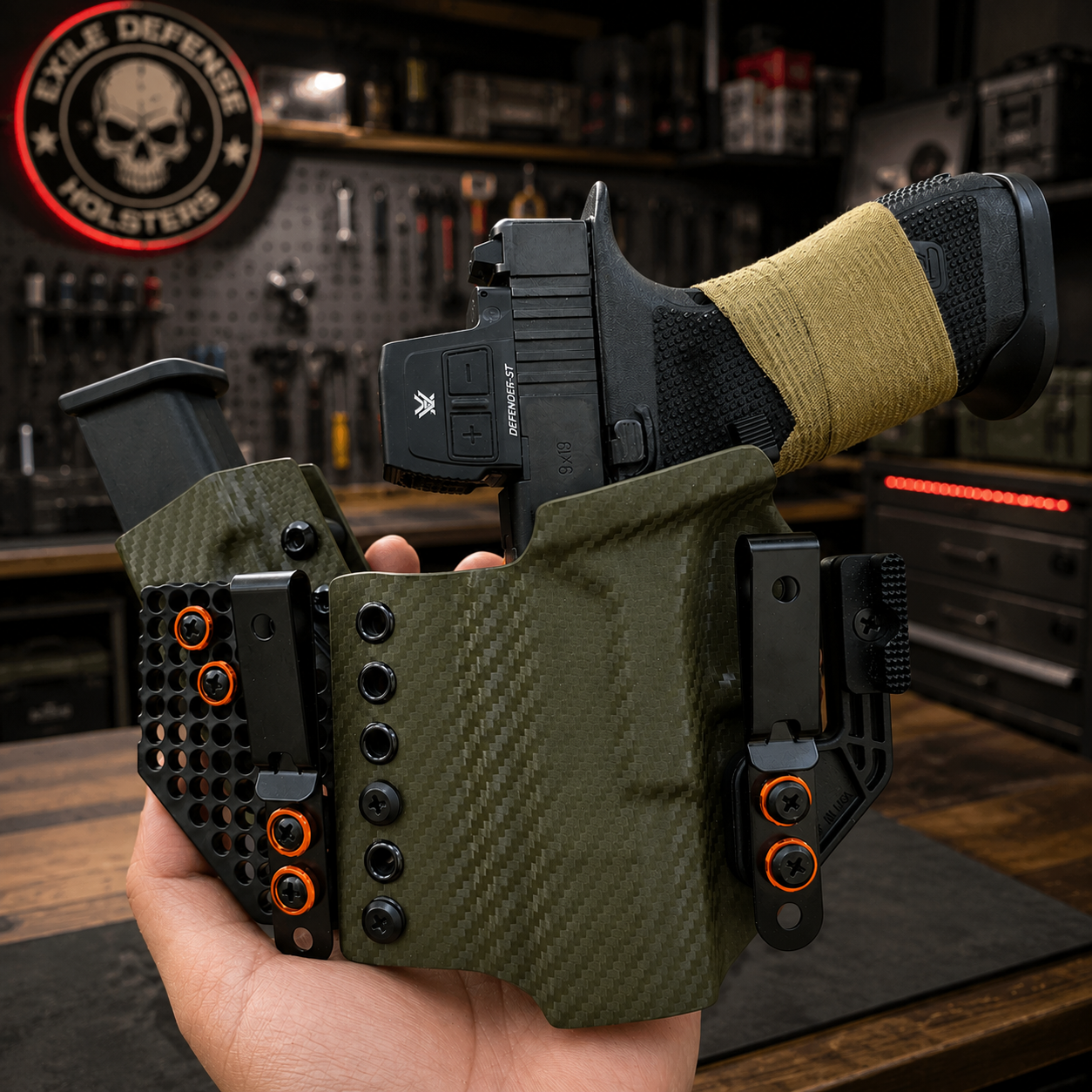 Quick-Ship Phalanx holster Glock 19/45 left hand