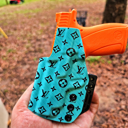 Quick-ship Bodyguard 2.0 carry comp in LV Tiffany blue