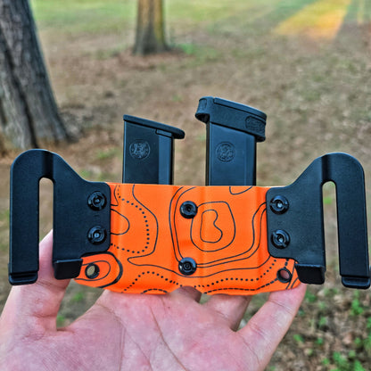 Quick-ship OWB Bodyguard 2.0/Carry Comp Dual magazine Carrier