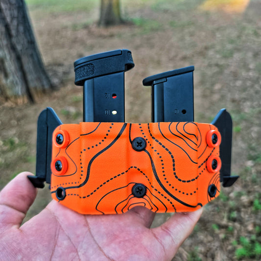 Quick-ship OWB Bodyguard 2.0/Carry Comp Dual magazine Carrier