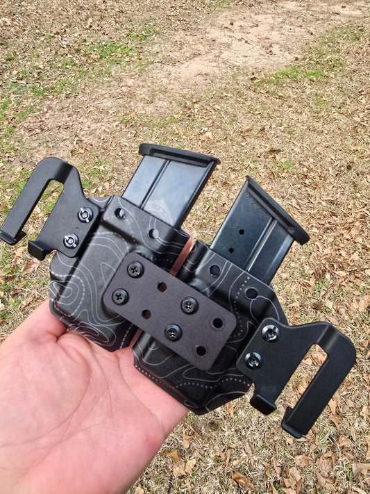 Quick-ship The Flex Dual mag carrier for PSA Rock 5.7